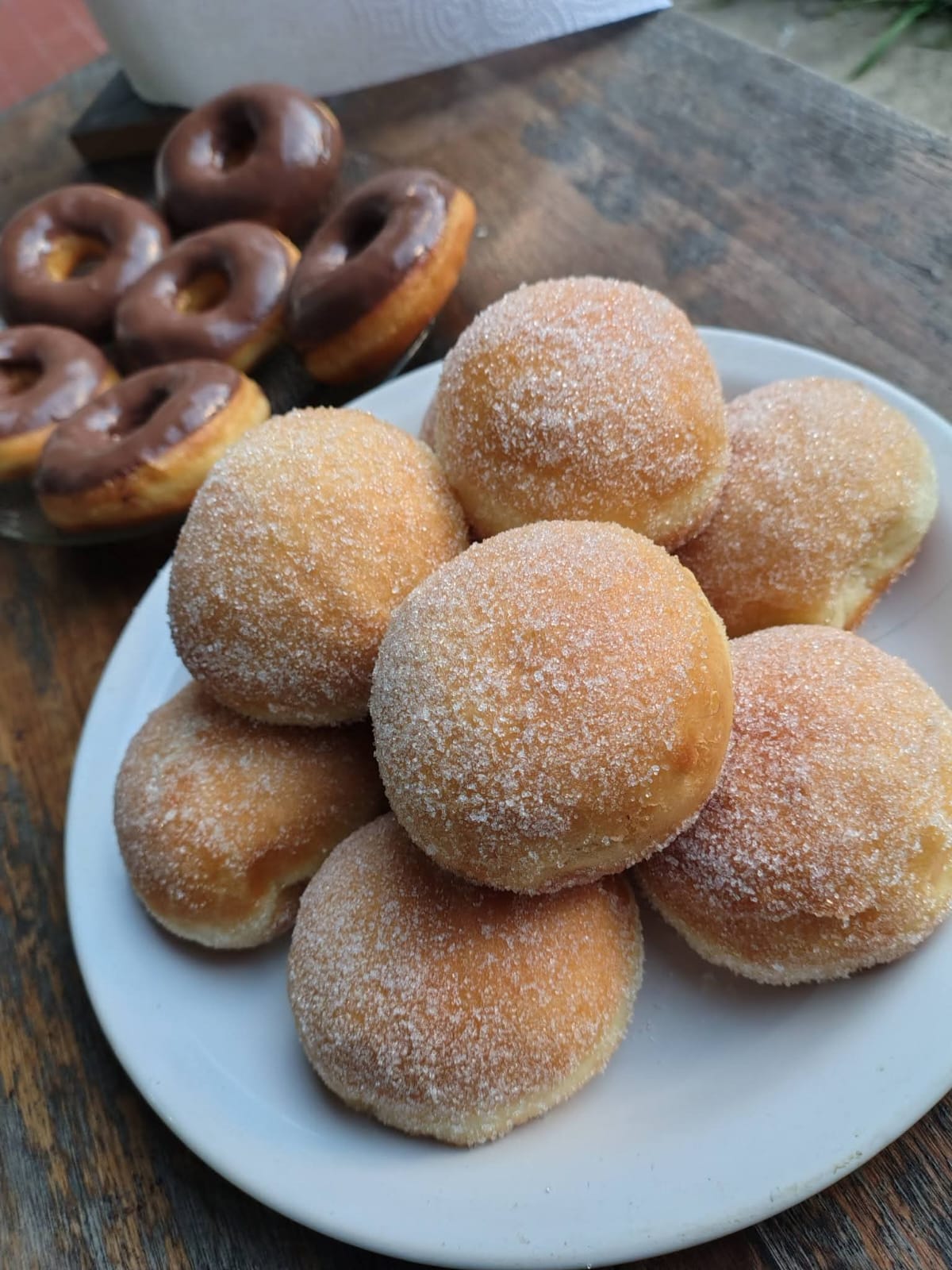 donas y bolas de fraile